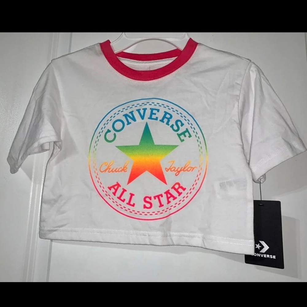 Converse Chuck Taylor All Star Cropped T shirt